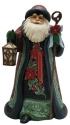 Jim Shore 6012884 Holiday Manor Santa and Cane Figurine