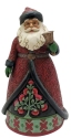 Jim Shore 6012888 Holiday Manor Santa and Bell Hanging Ornament