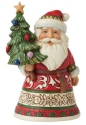 Jim Shore 6012960N Santa Holding Tree Figurine
