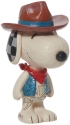 Jim Shore Peanuts 6013038 Snoopy Cowboy Mini Figurine
