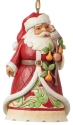 Jim Shore 6013136 Santa Partridge In Pear Tree Hanging Ornament