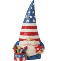 Jim Shore 6013386 Patriotic Gnome With Fireworks Figurine