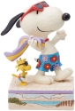 Jim Shore Peanuts 6014338N Snoopy & Woodstock at the Beach Figurine