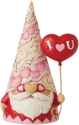 Jim Shore 6014382 Gnome with Heart Balloon Figurine