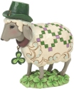 Jim Shore 6014386 Irish Sheep in Clovers Figurine