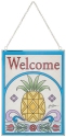 Jim Shore 6014400 Welcome Pineapple Suncatcher