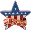 Jim Shore 6014414 Patriotic Star Mini Figurine