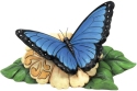 Jim Shore 6014425 Blue Morpho Butterfly Figurine