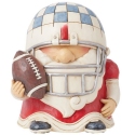 Jim Shore 6014476N Football Player Gnome Figurine
