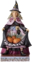 Jim Shore 6014481 Witch with Pumpkins Figurine