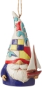 Jim Shore 6014502 Gnome Holding Sailboat Ornament