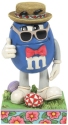 Jim Shore 6014811 Blue M&M Wearing Bowtie Figurine