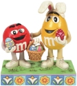 Jim Shore 6014812 Red and Yellow M&M Easter Basket Figurine