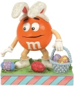 Jim Shore 6014813N Orange M&M With Easter Basket