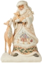 Jim Shore 6015152N Woodland Santa Holding Fawn Figurine