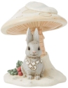 Jim Shore 6015157 Woodland Bunny With Mushroom Figurine