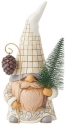 Jim Shore 6015160 Woodland Gnome with Sisal Tree Figurine