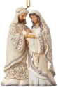 Jim Shore 6015165 Woodland Holy Family Ornament