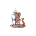 Jim Shore 6015213N Grinch in Chair Reading LED Figurine