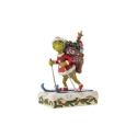 Jim Shore Dr Seuss 6015216N Grinch Skiing Figurine