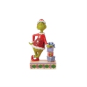 Jim Shore 6015218N Grinch Leaning on Gifts Figurine