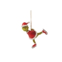 Jim Shore 6015225 Grinch Ice Skating Ornament