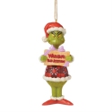 Jim Shore 6015229N Grinch Bad Attitude Ornament