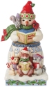 Jim Shore 6015455N Snowman & Animals Caroling Figurine