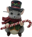 Jim Shore 6015461 Mini Christmas Mouse Figurine