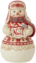 Jim Shore 6015483 Nordic Noel Snowman Figurine