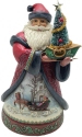Jim Shore 6015488N Holiday Manor Santa Figurine