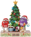 Jim Shore 6015679N Purple & Red M&Ms Christmas Tree Figurine