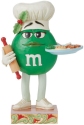 Jim Shore 6015680 Green Charcter M&M With Cookies Figurine
