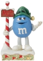 Jim Shore 6015681N Blue Character M&M as Elf Figurine