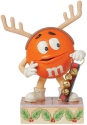 Jim Shore 6015682 Orange Character M&M Reindeer Figurine