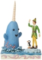 Jim Shore 6015726N Buddy Elf with Mr Narwhal Figurine