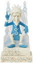 Jim Shore 6015732 Snow Miser Sitting on Throne Figurine