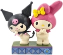 Jim Shore 6015960N Kuromi and My Melody Figurine