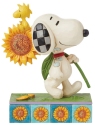 Jim Shore Peanuts 6016281 Snoopy and Woodstock Sunflower Figurine