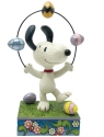 Jim Shore Peanuts 6017866N Snoopy Juggling Eggs Figurine