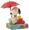 Jim Shore Peanuts 6017872N Snoopy Holding Umbrella Figurine