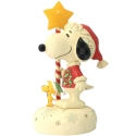 Jim Shore Peanuts 6018684N Snoopy with Light Up Star Figurine