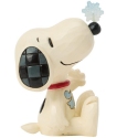Jim Shore Peanuts 6018685N Snoopy with Snowflake On Nose Mini Figurine
