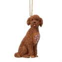 Jim Shore 6019338N Dog Golden Doodle Hanging Ornament