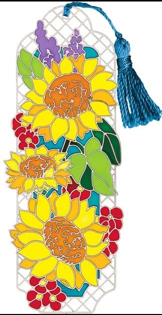 Joan Baker Designs BMM2011 Sunflower Field Bookmark