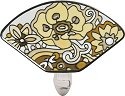 Joan Baker Designs NL163 Pop Floral in Neutrals Night Light Nite Lite