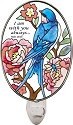 Joan Baker Designs NL4005 Bluebird and Flowers Night Light Nightlight