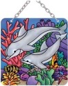 Joan Baker Designs SFS4033 Dolphins Sign for Suncatcher
