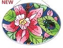 Special Sale SALESO090 Joan Baker Designs SO090 Orchid Small Oval Suncatcher