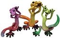 Kitty's Critters 8162 No Evil Geckos 3 pc Figurine Gecko